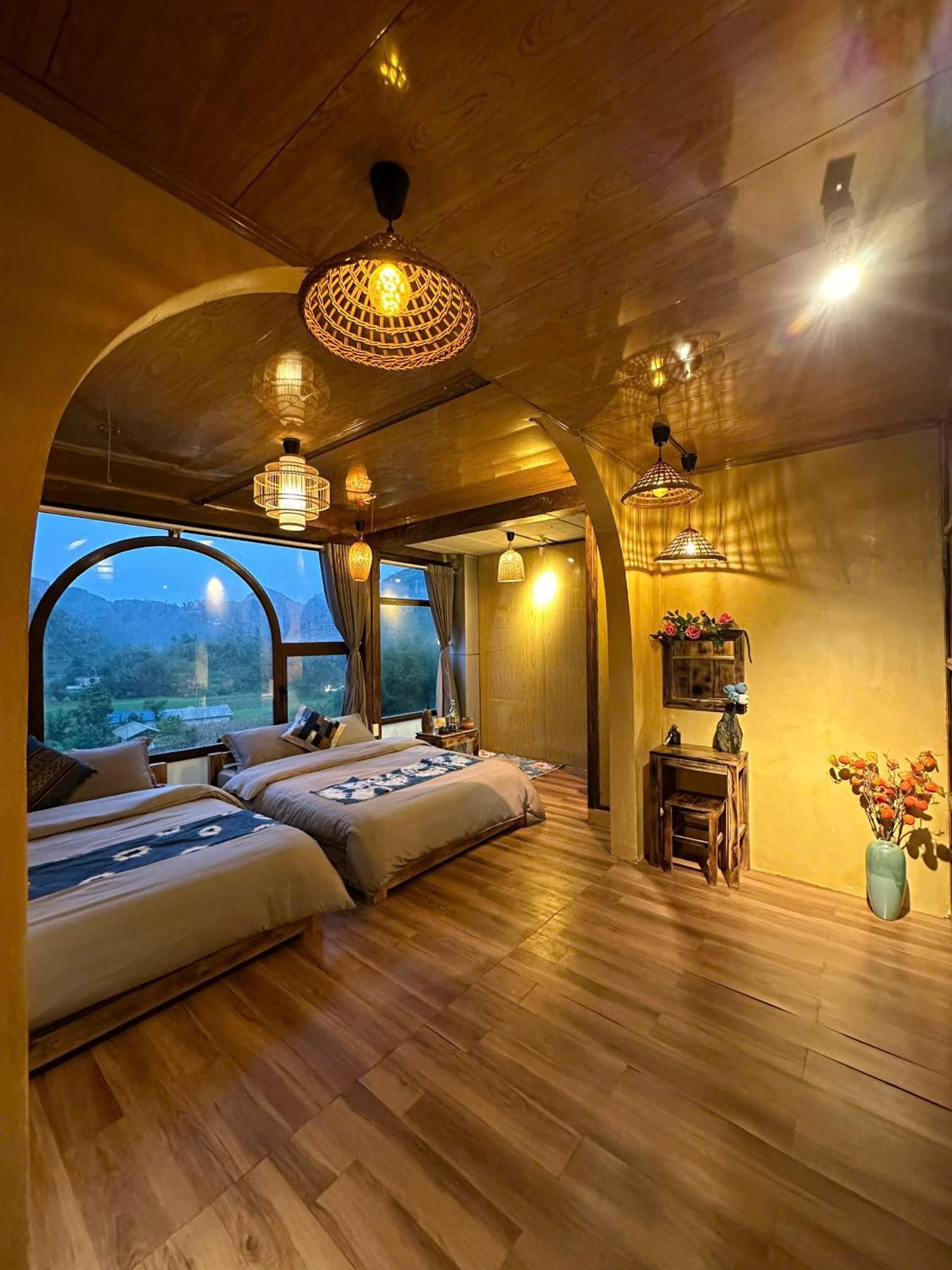 Khoi Homestay And Restaurant Loung Co Dış mekan fotoğraf